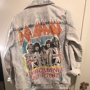Vintage Def Leppard 1983’ Pyromania Tour Denim